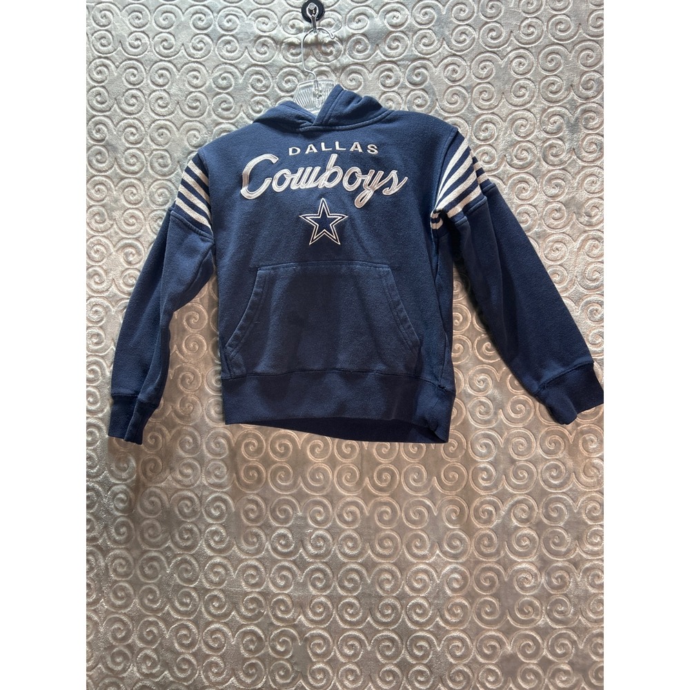 Youth‎ Dallas Cowboys NFL Team Apparel Pullover Hoodie Blue Size Medium **READ**